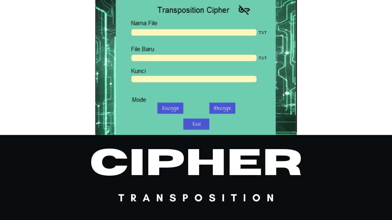 Encrypter – Enkripsi File Menggunakan Algoritma Transposition Cipher